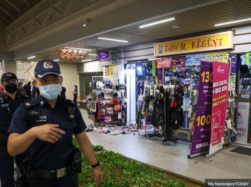 61-year-old man arrested after Pasir Ris West Plaza slashing; 3 others ...