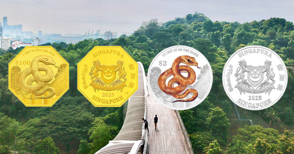 MAS unveils 2025 Year of the Snake coins featuring Henderson Waves